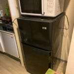 愛知県新城市電子レンジと冷蔵庫家電回収事例
