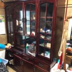 愛知県高浜市大型の食器棚や家具不用品回収事例