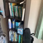 愛知県常滑市本棚と本、楽器などの不用品回収事例