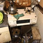 愛知県刈谷市古いガスコンロなど不用品回収事例