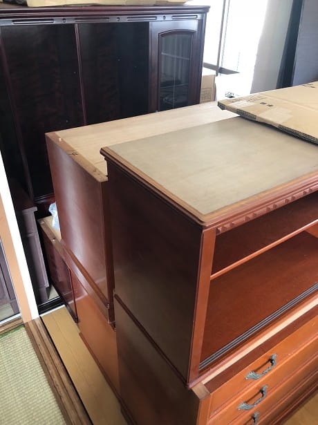 古いタンス類の不用品回収