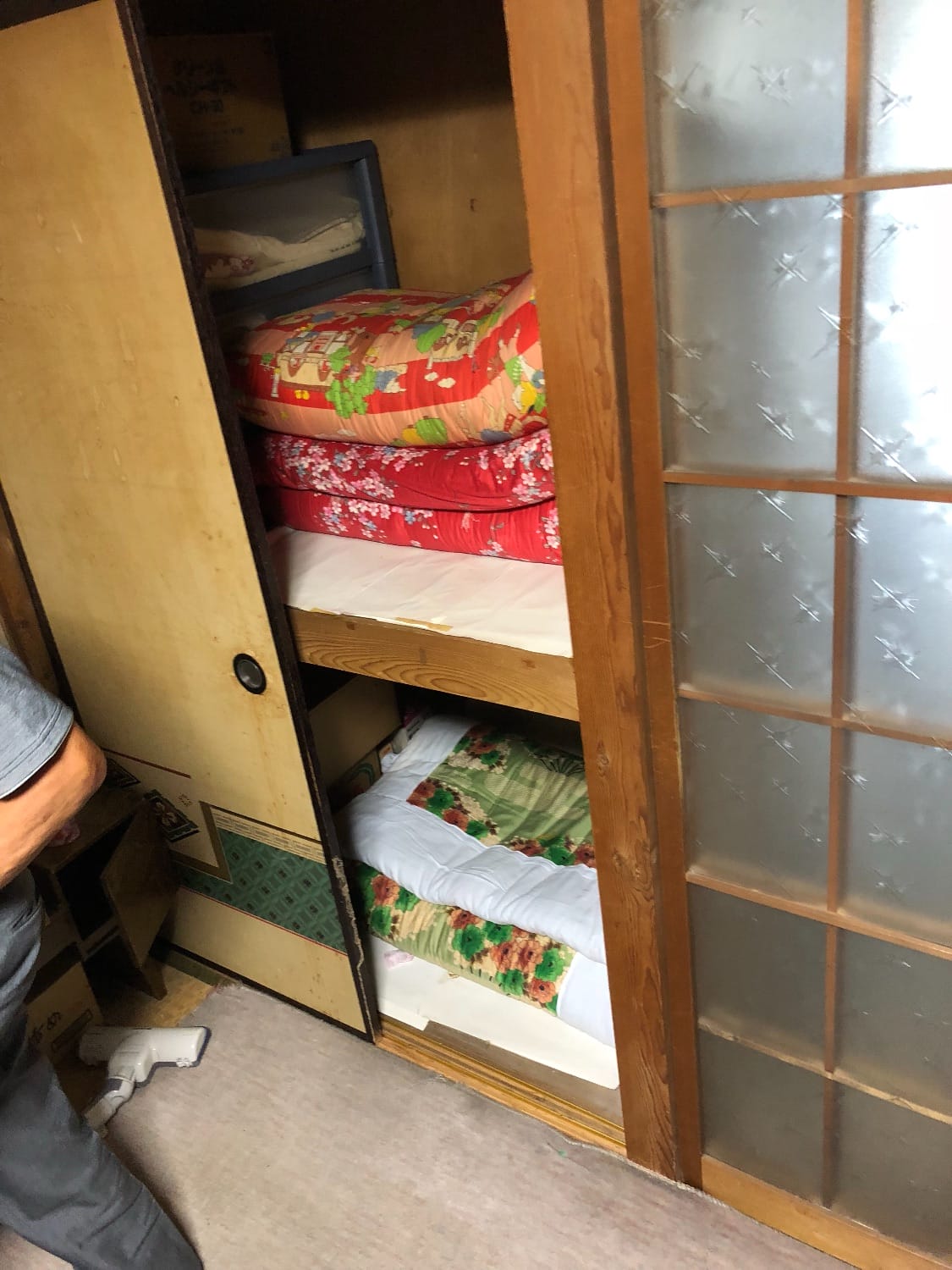 実家の古い布団や毛布の回収