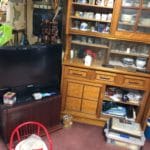 丹羽郡大口町不要になった食器棚と中の食器ごと回収事例